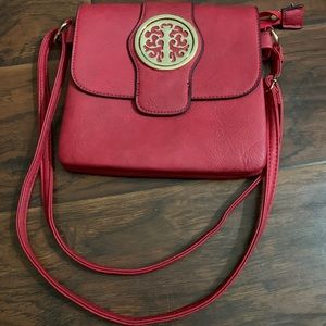 Red purse / crossbody